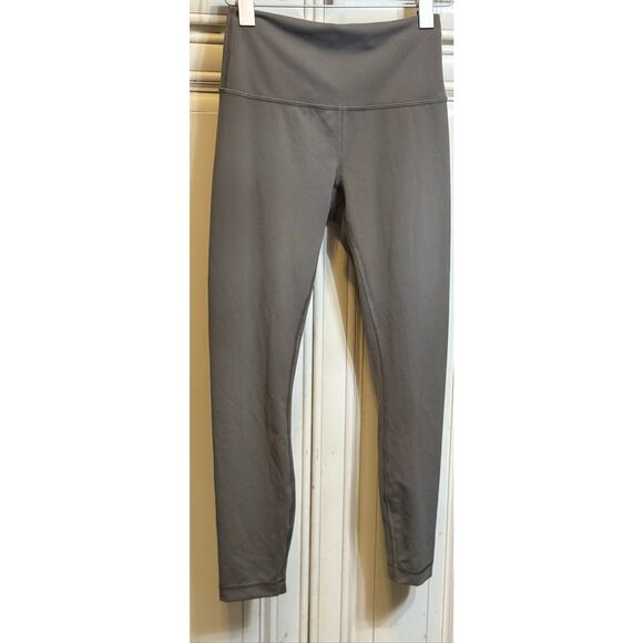 Lululemon Women's Pull On Stretch Athletic Yoga Cropped Leggings Black Size 6 - Picture 2 of 9